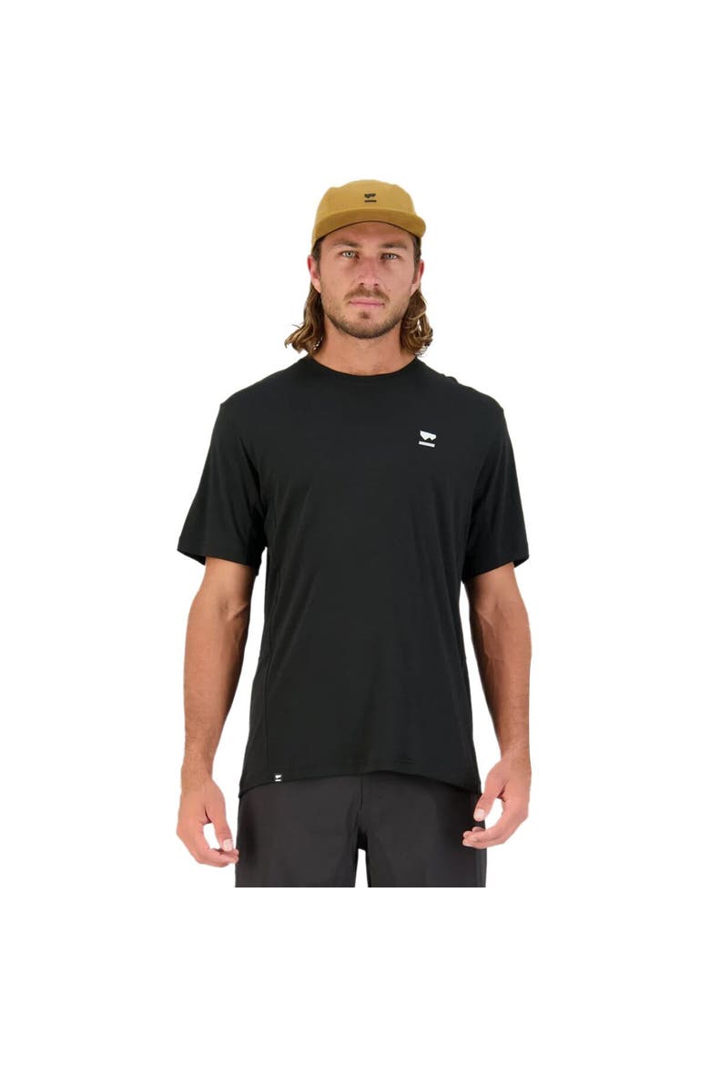Tarn Merino Shift T-Shirt - Men's, Main, color, Black/Black