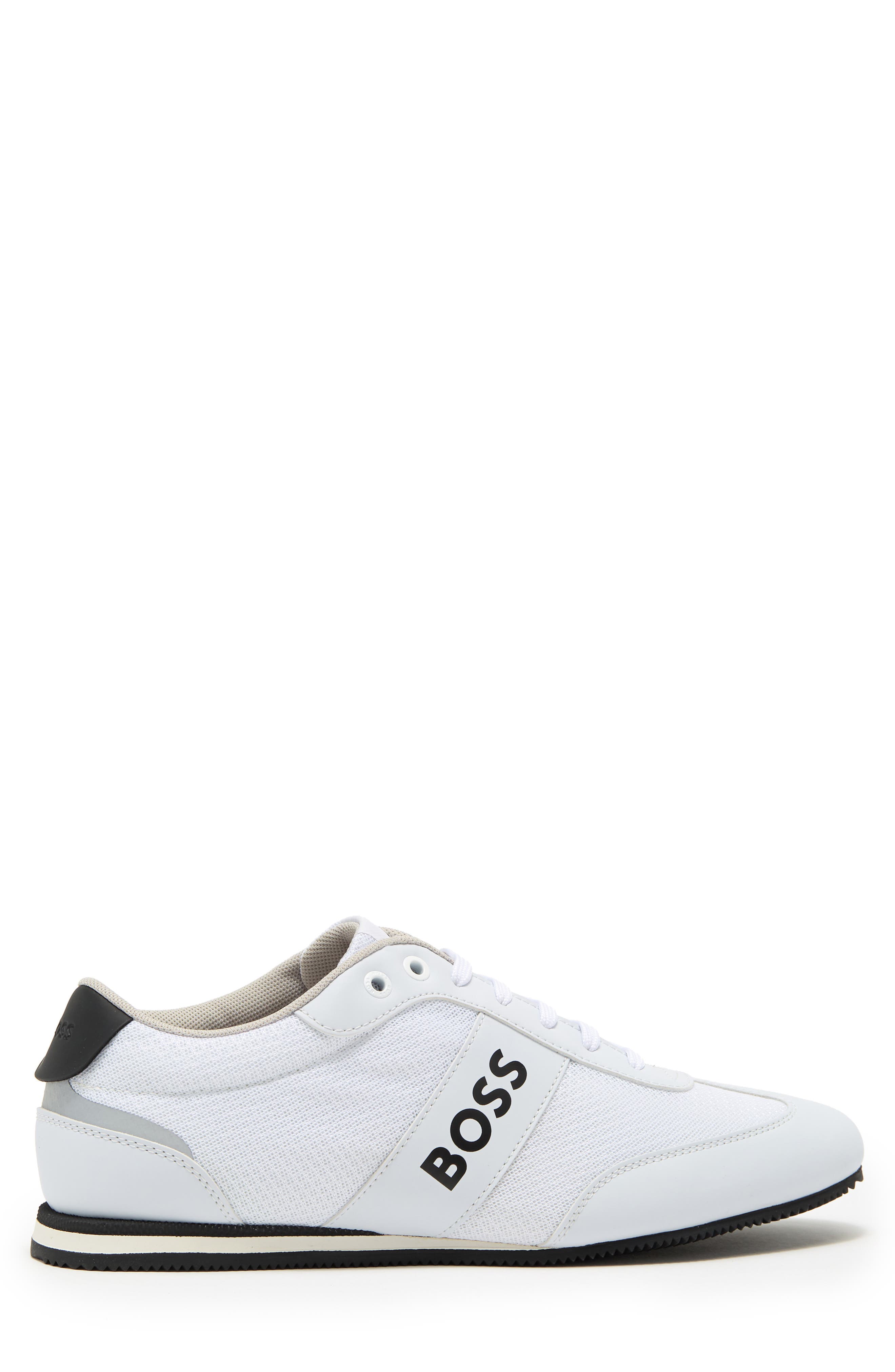 BOSS Rush Low Top Sneaker, Alternate, color, Wht