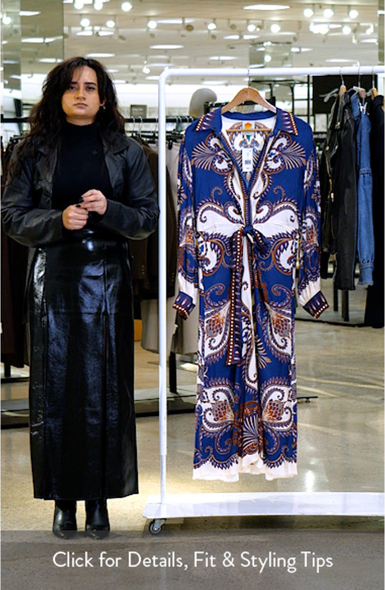 Arabesque Scarf Midi Dress, sales video thumbnail