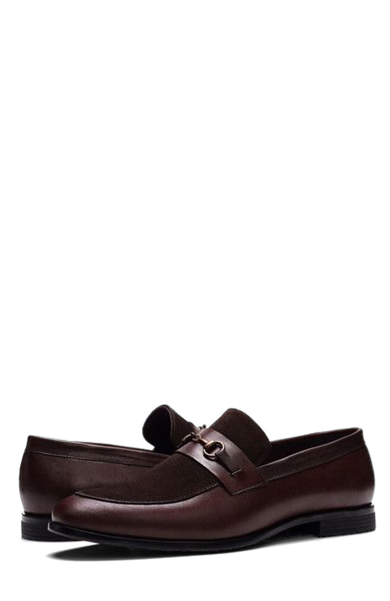 Lucien Bit Loafer, Alternate, color, Brown Leather