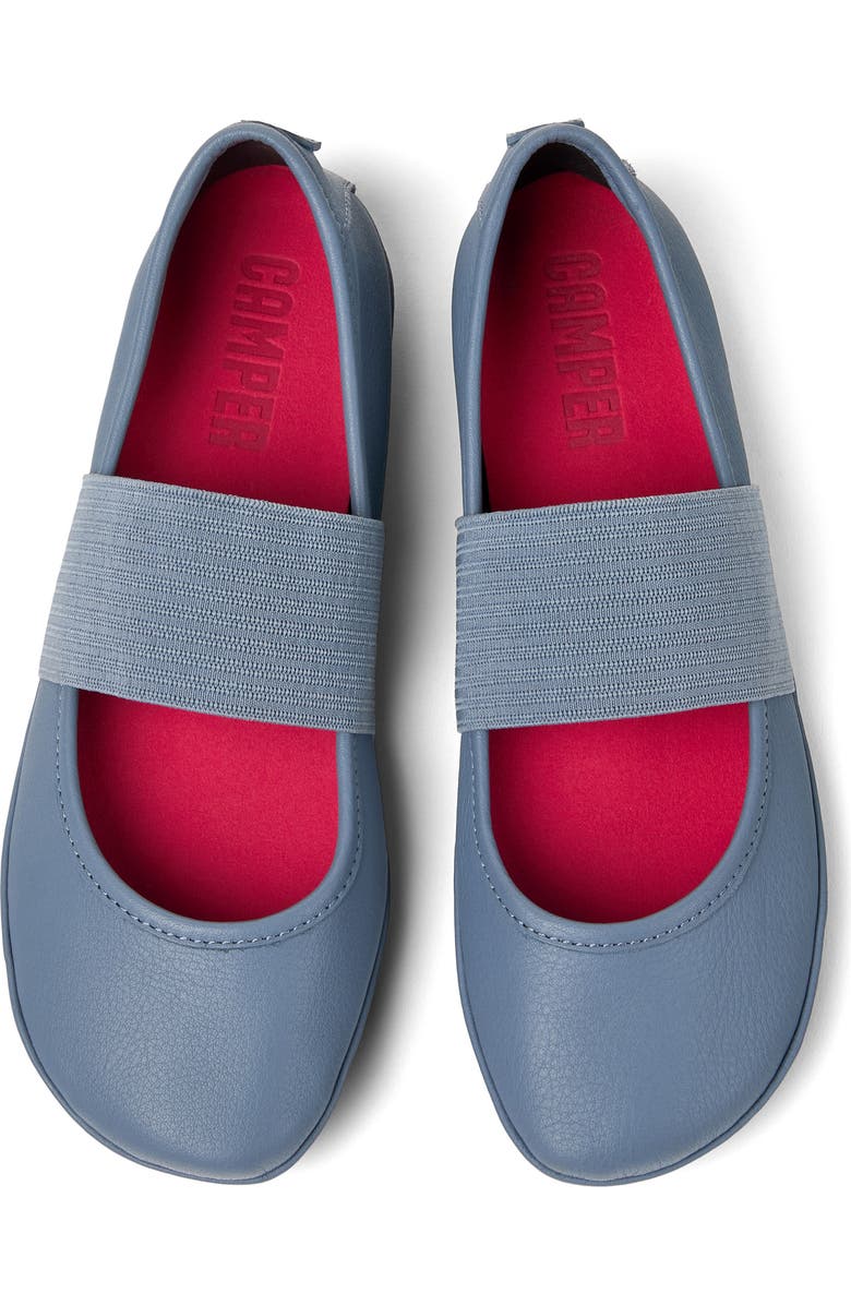 Camper Right Nina Ballet Flat, Alternate, color, Medium Gray