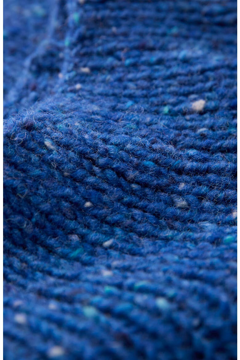 Kilcarra Tweed Funnel Neck Sweater, Alternate, color, Lapis