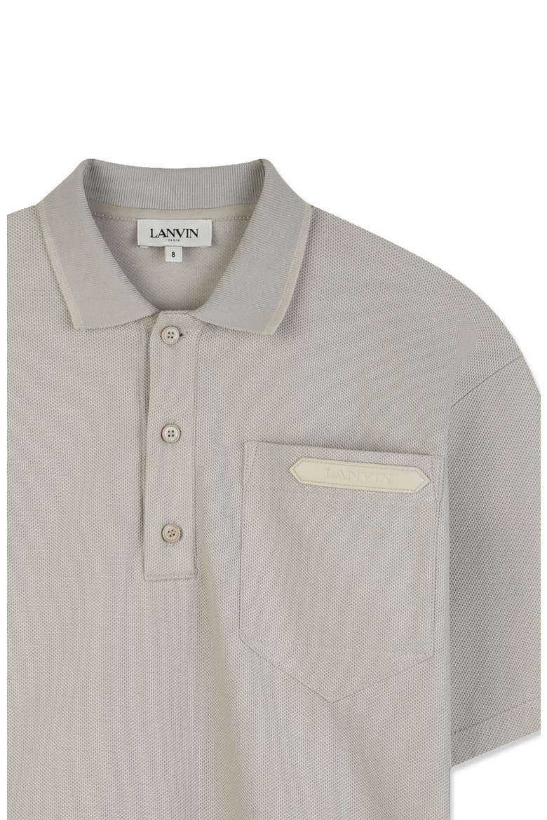 Kids Embroidered Polo Shirt, Alternate, color, Beige