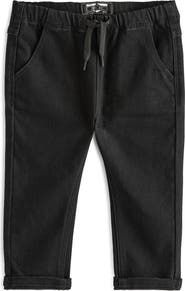 NEXT Kids' Straight Leg Drawstring Jeans
