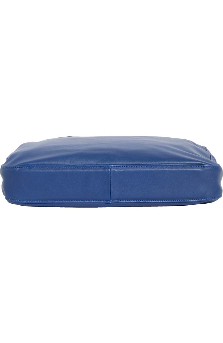 Longchamp Parisis Leather Top Handle Briefcase, Alternate, color, Blue