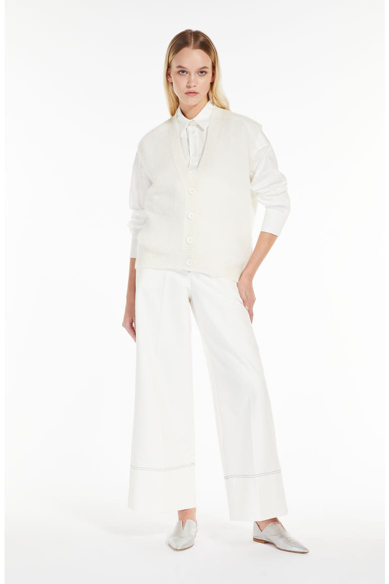 Keras Cotton Button-Up Shirt, Alternate, color, WHITE