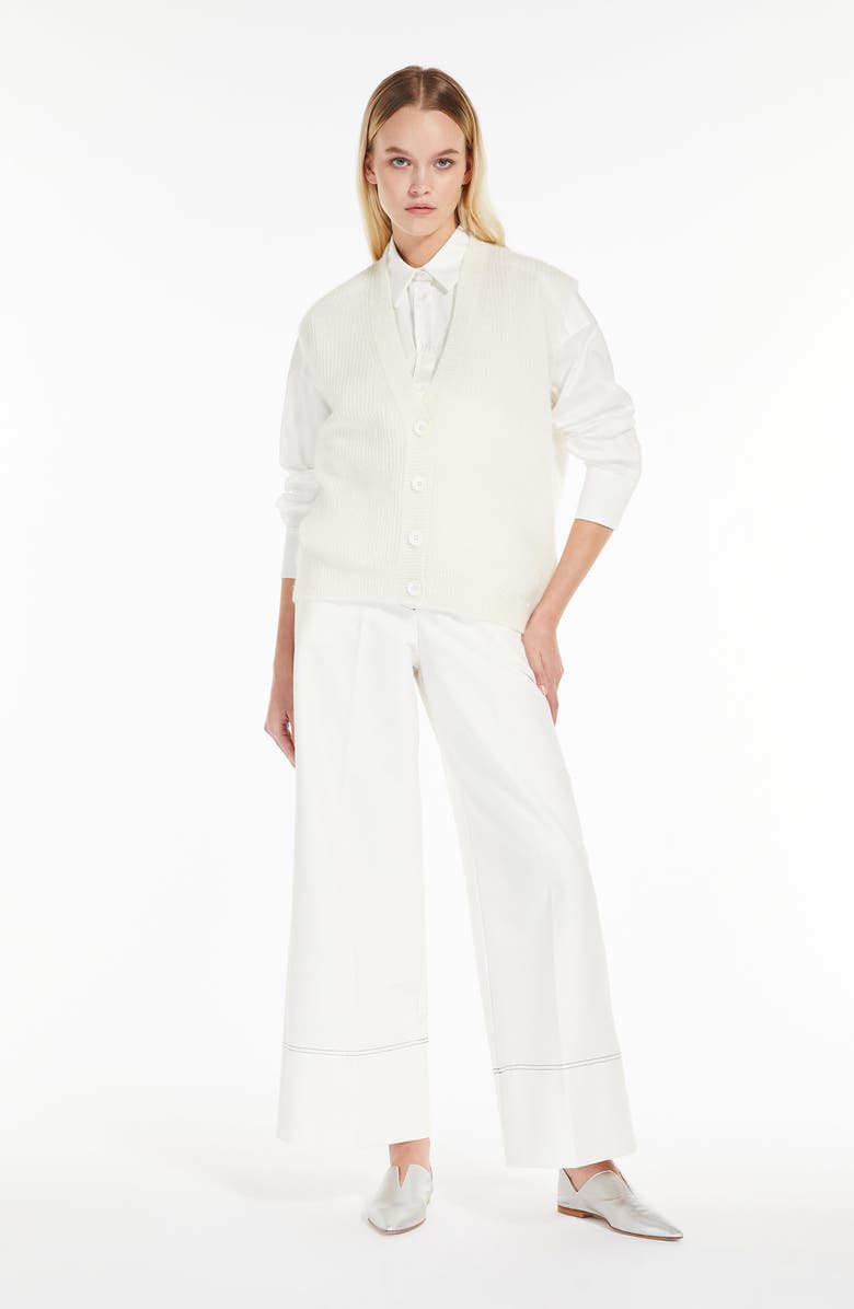 Max Mara Leisure Keras Cotton Button-Up Shirt, Alternate, color, 