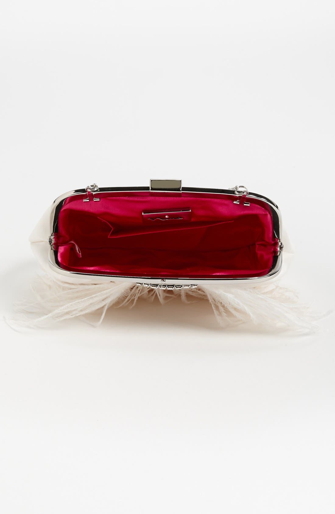 Feather Clutch, Alternate, color, IVORY