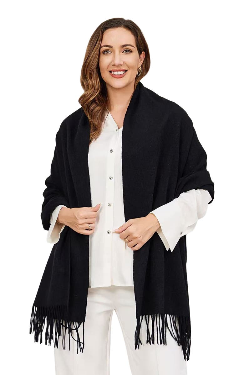 SILKSILKY Pure Wool Scarf Shawl, Alternate, color, 