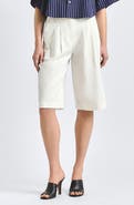 Derek Lam 10 Crosby Celina Pleated Bermuda Shorts
