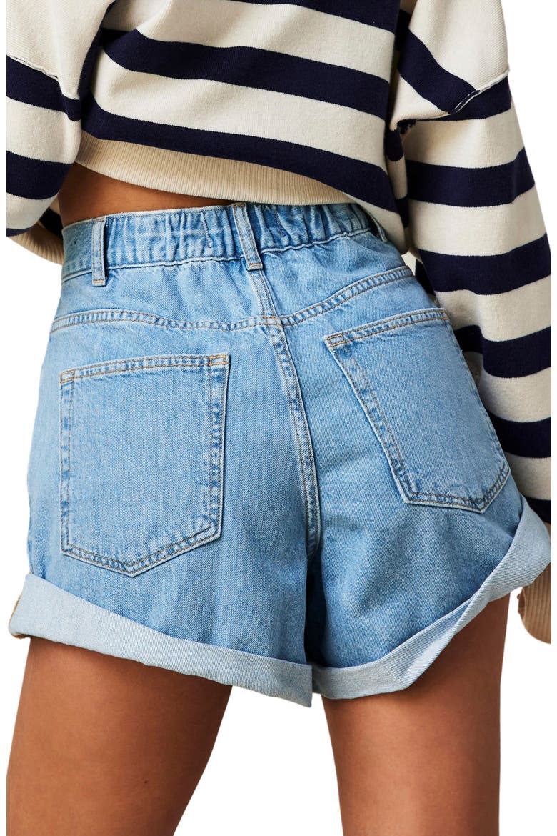 Danni Roll Cuff Denim Shorts, Alternate, color, OPEN SKY