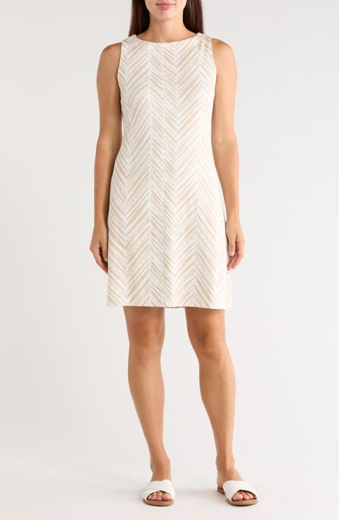 Darcy Seaside Sketch Sleeveless Shift