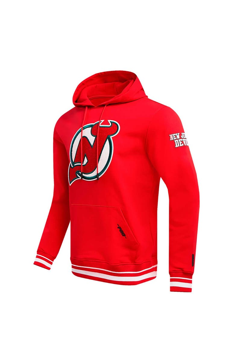 PRO STANDARD Men's Pro Standard Red New Jersey Devils Retro Classic Fleece Pullover Hoodie, Alternate, color, 