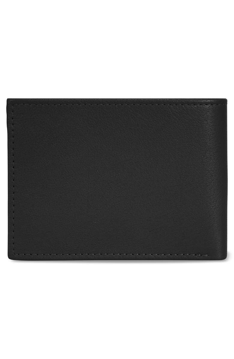 CHAMPS Onyx Leather RFID Bifold Wallet, Alternate, color, Black