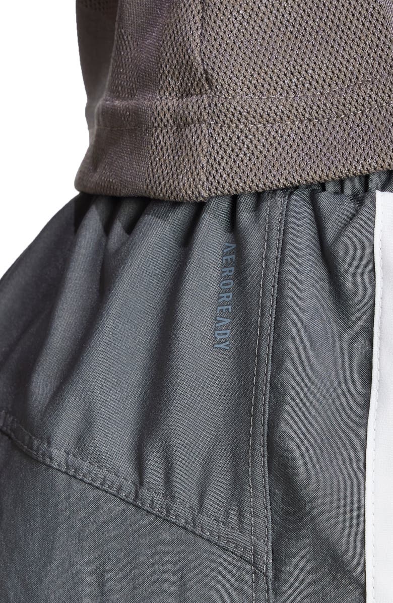 adidas Pacer High Waist Recycled Polyester Shorts, Alternate, color,