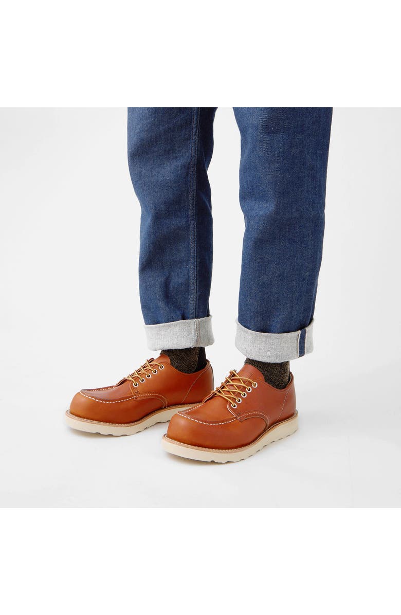 Red Wing Heritage Shop Moc Oxford Legacy Leather Shoe, Alternate, color, Oro Legacy