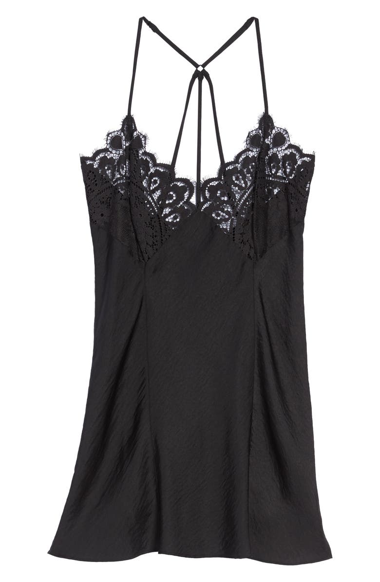 Black Bow Rita Chemise, Alternate, color, 