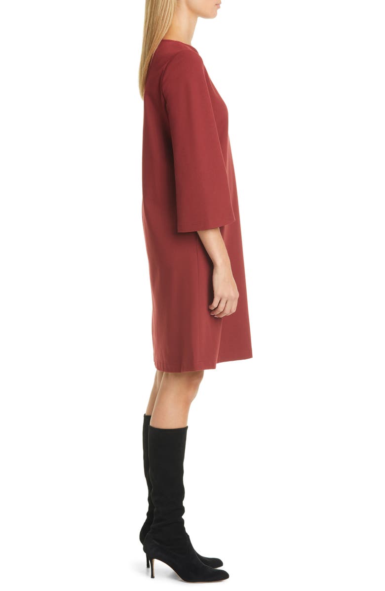 Lafayette 148 New York Lotus Punto Milano Shift Dress, Alternate, color,