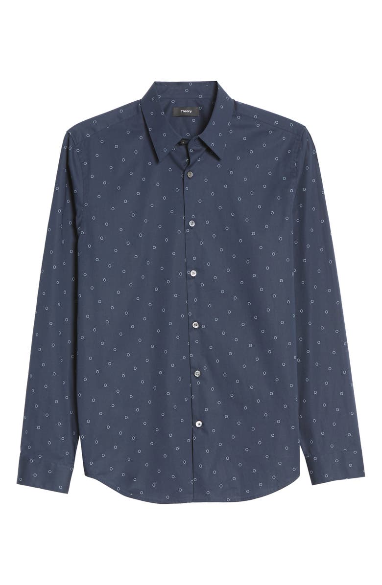 Theory Irving Circuit Slim Fit Button-Up Shirt, Main, color, 