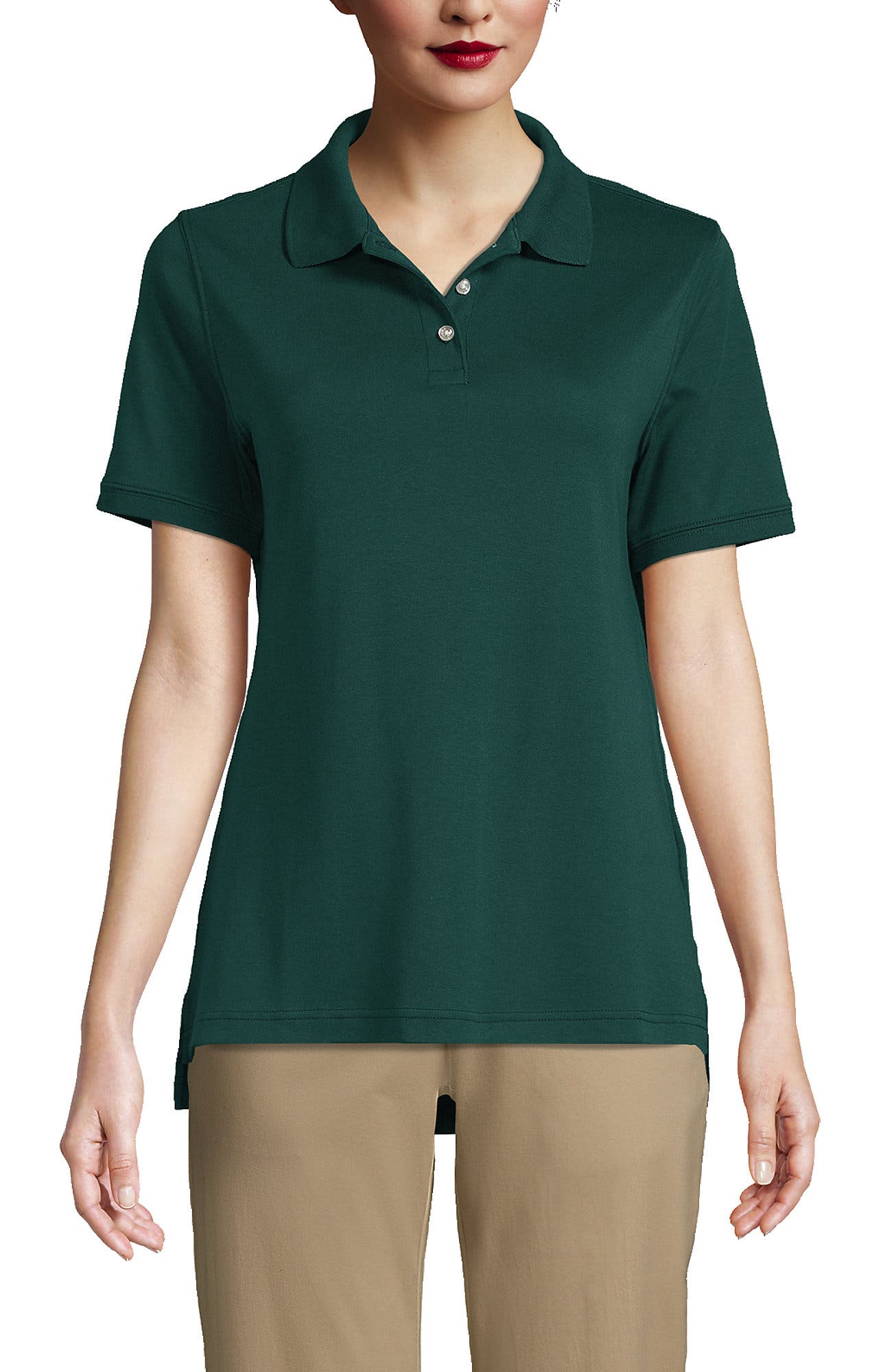School Uniform  Short Sleeve Interlock Polo Shirt - image 3