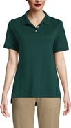 Lands' End School Uniform  Short Sleeve Interlock Polo Shirt