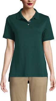Lands' End School Uniform  Short Sleeve Interlock Polo Shirt