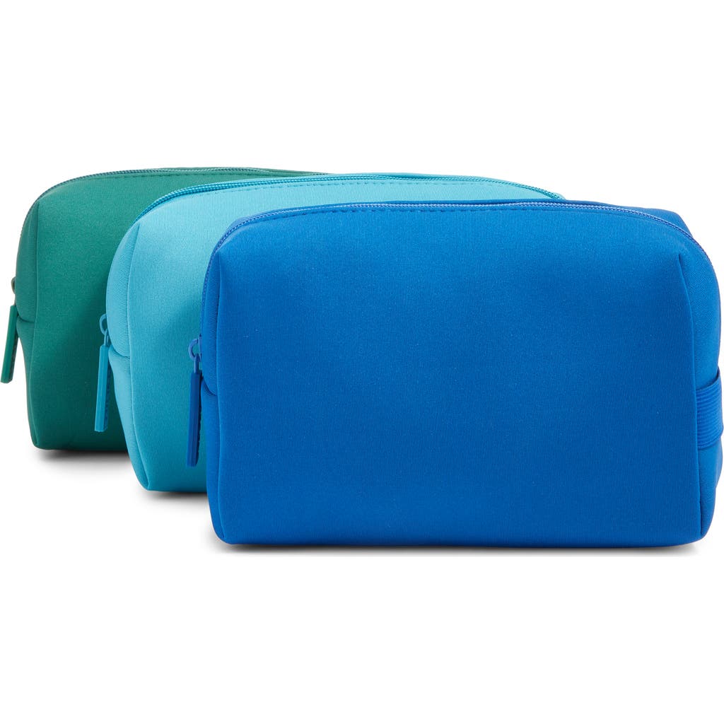 Baublebar Take It Away Set Of 3 Storage Pouches In Blue