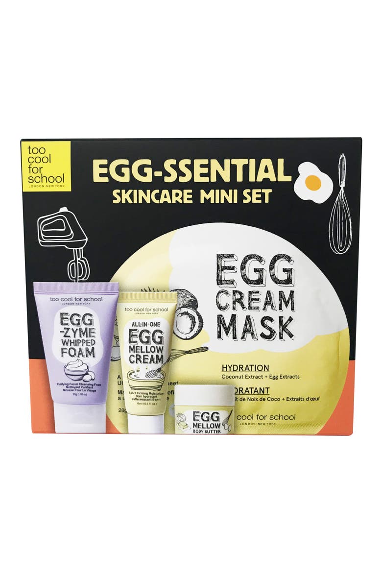 Egg-Ssential Skin Care Mini Set, Main, color, NO COLOR