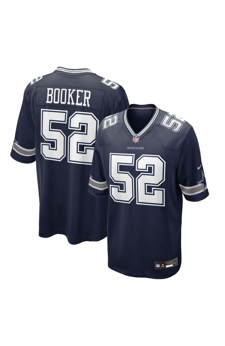 Nike Men's Nike Tyler Booker Navy Dallas Cowboys 2025 NFL Draft First Round Pick Game Jersey, Main, color, Navy