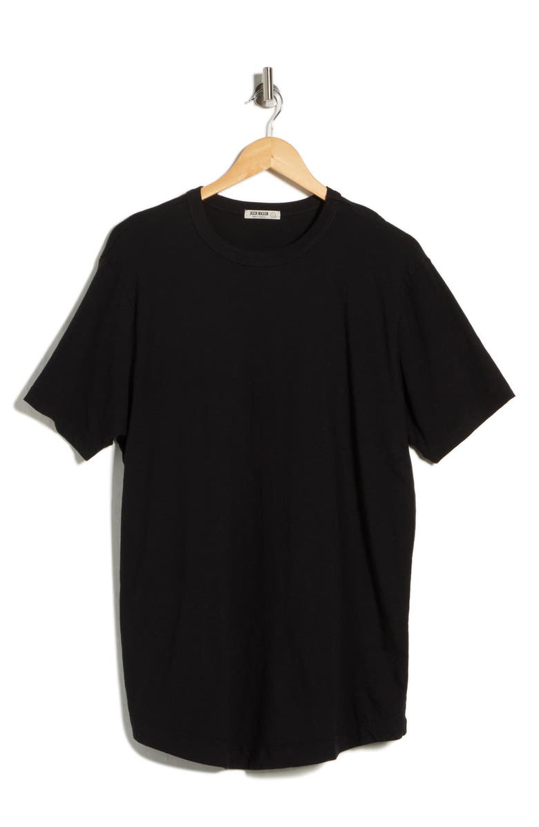 BUCK MASON Slub Cotton Crewneck T-Shirt, Alternate, color, Black
