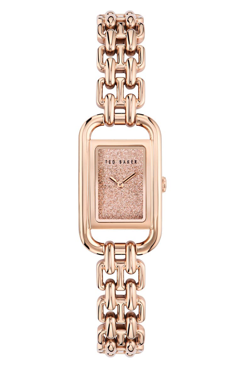 Iconic Bracelet Watch, 17mm x 8mm, Main, color, ROSE GOLD-TONE