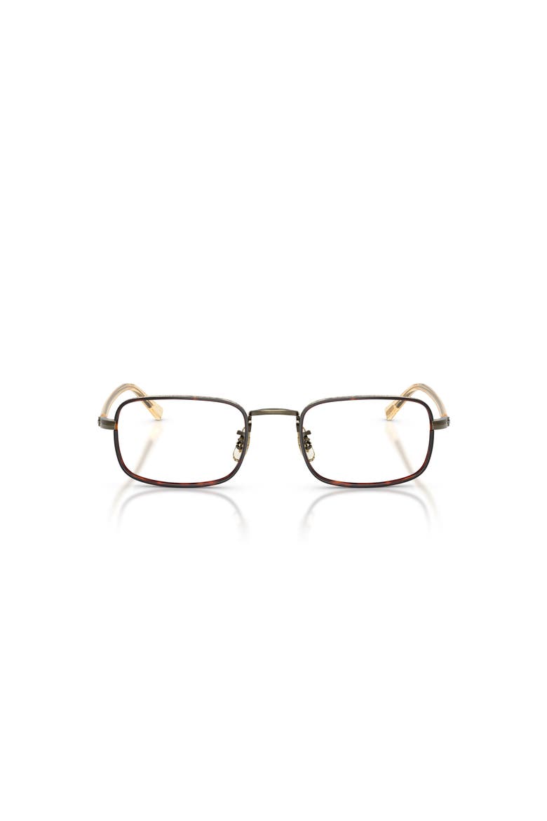 49mm Rectangle optical glasses, Alternate, color, Gold