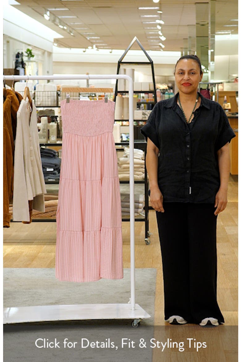 Maisie Strapless Midi Dress video