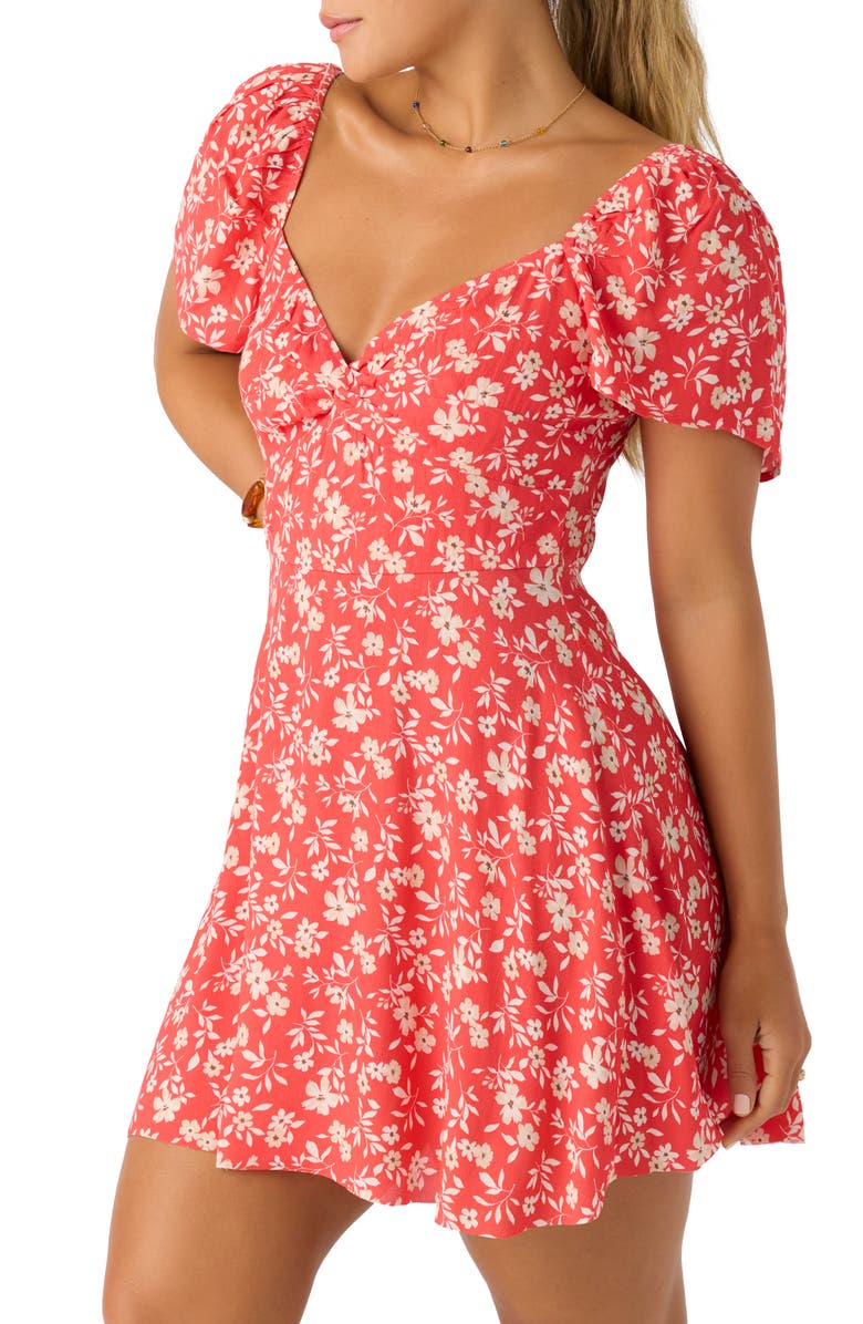 O'Neill Carina Floral Minidress, Alternate, color,