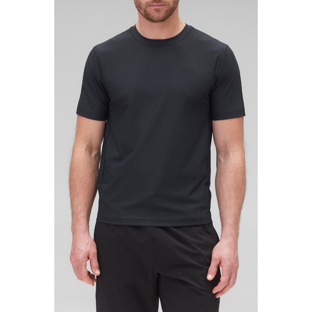 Reigning Champ Playoff Tech Piqué T-shirt In Navy