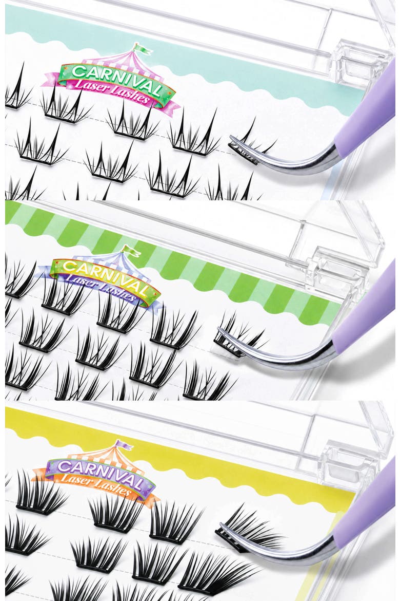 Golden Hour Trio Pass of Carnival Laser Lash 24-Hour Wear, Alternate, color, Black