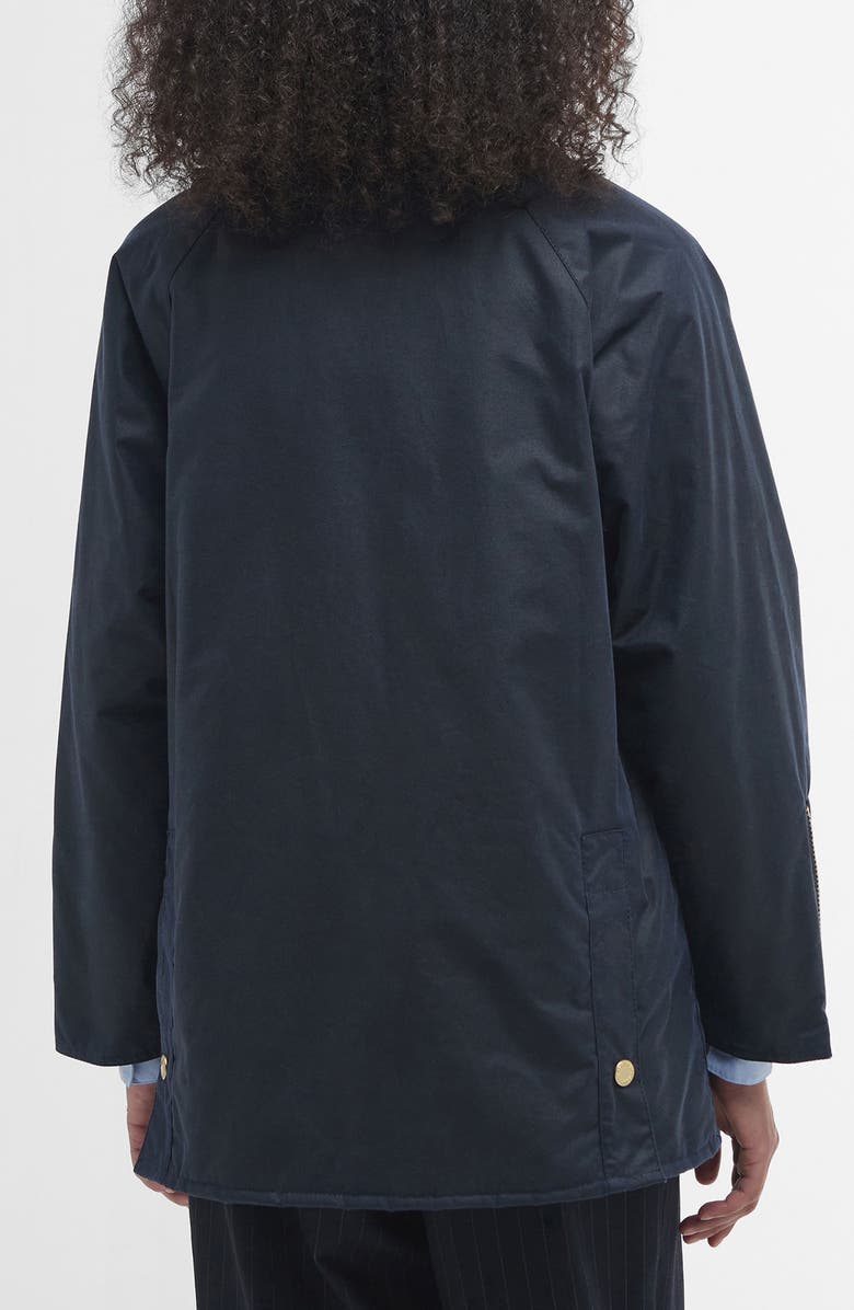 Barbour Esther Water Resistant Waxed Cotton Jacket, Alternate, color,
