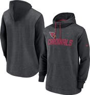 Nike Men's Nike Heathered Charcoal/Black Arizona Cardinals Surrey Legacy Pullover Hoodie