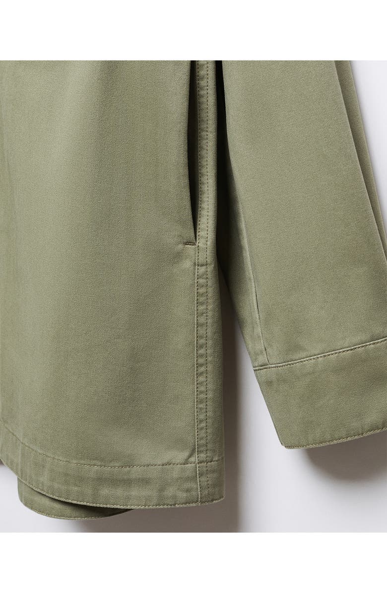 MANGO Cotton Overshirt, Alternate, color, 