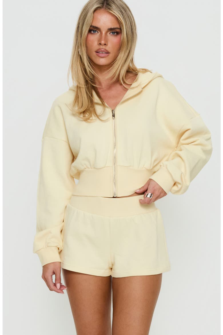 Daybreak Rib Waist Shorts, Alternate, color, BUTTERCREAM