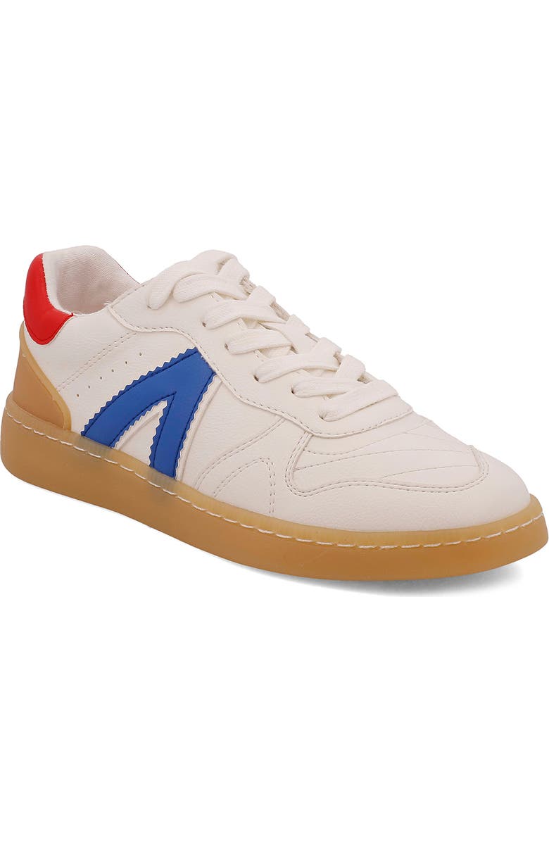 MIA Vesta Low Top Sneaker, Main, color, White/ Cobalt