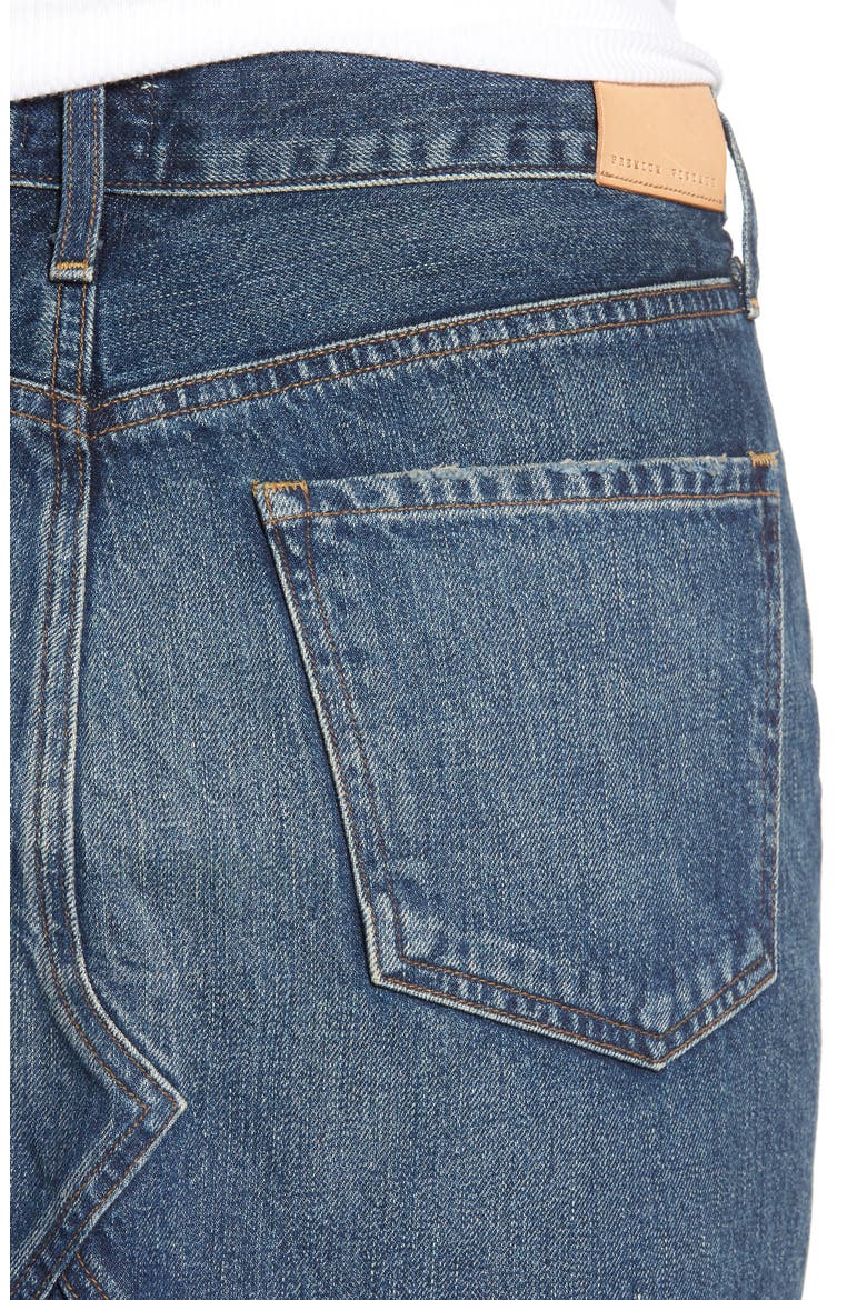Denim Miniskirt, Alternate, color, COLTRANE BLUE