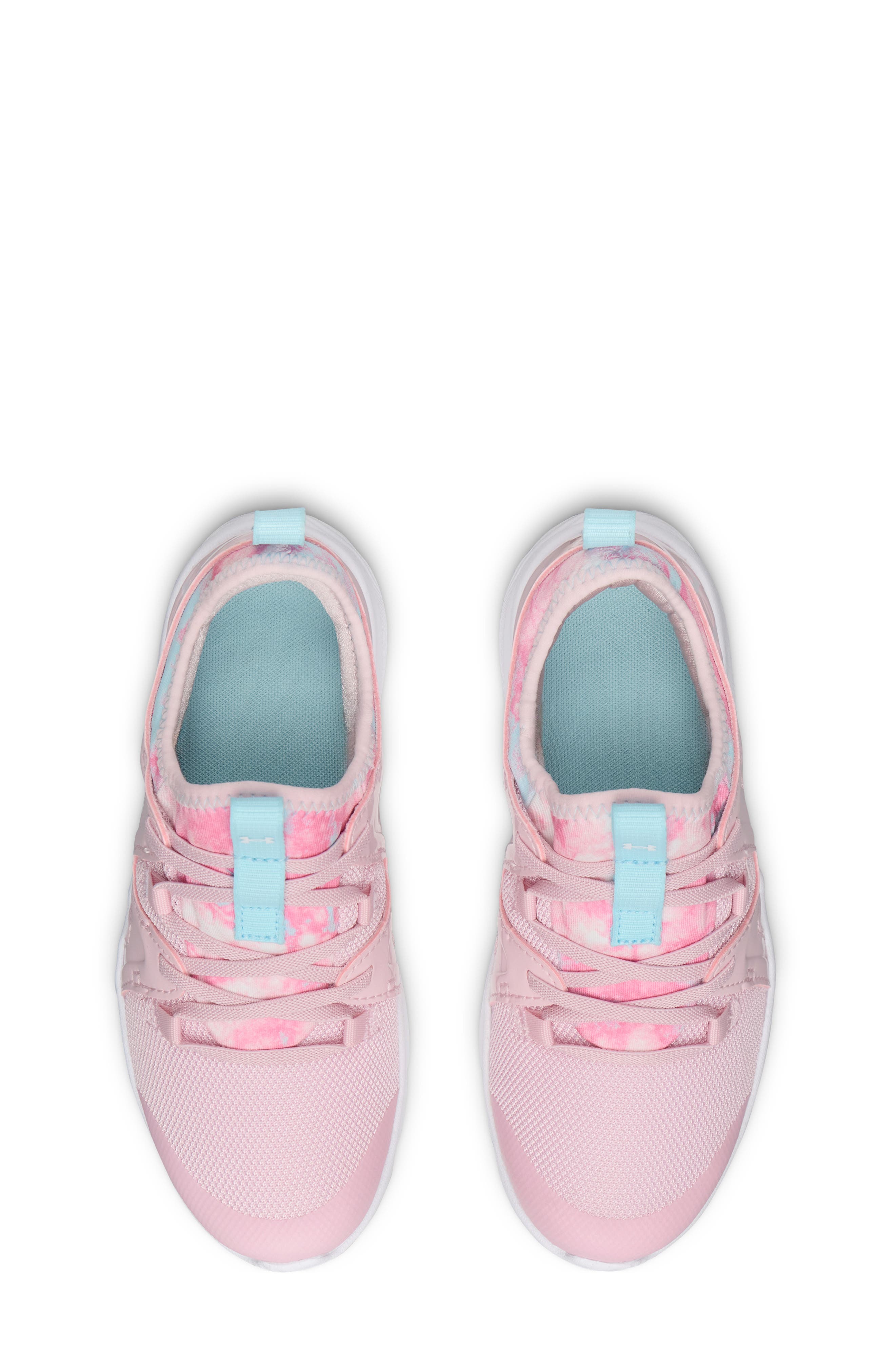 Under Armour Kids' GPS Infinity 3.0 Running Shoe, Alternate, color, Prime Pink