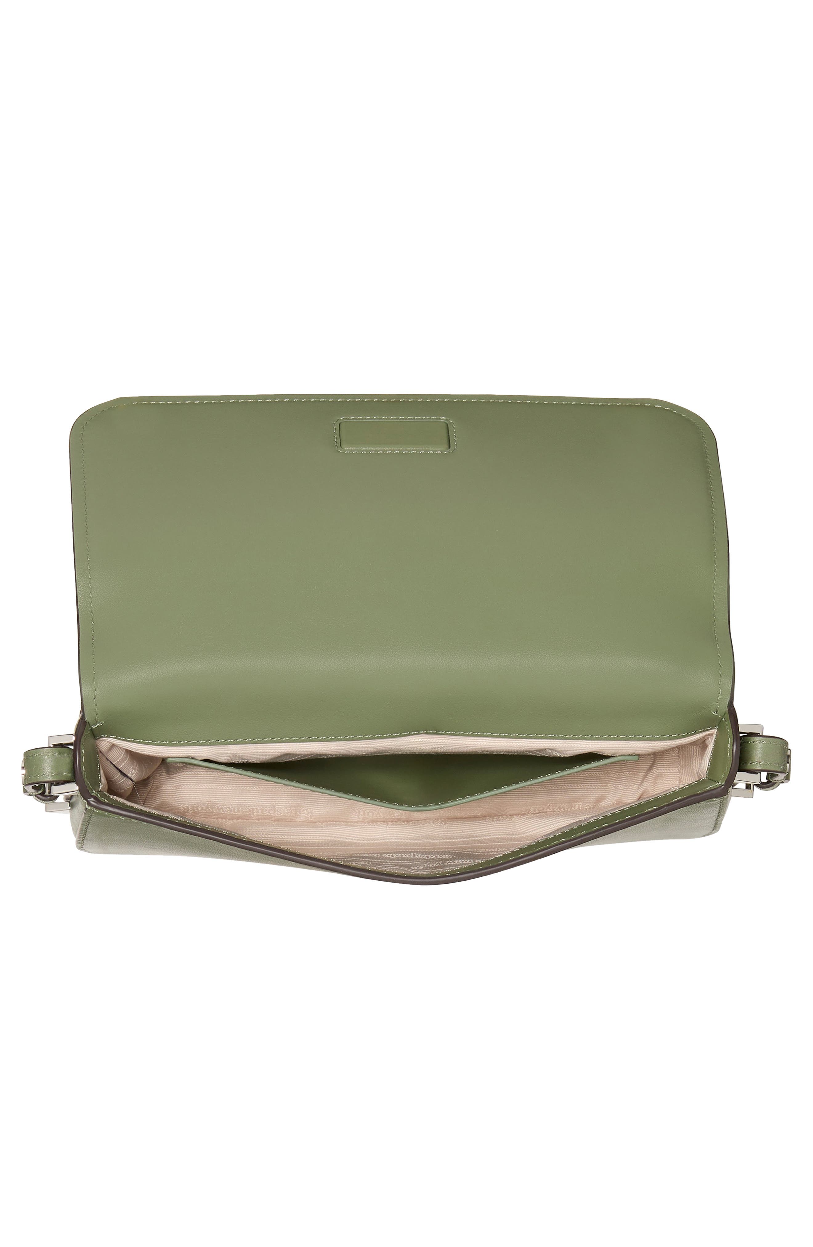 Kate Spade New York liv painterly bouquet embossed leather shoulder bag, Alternate, color, 