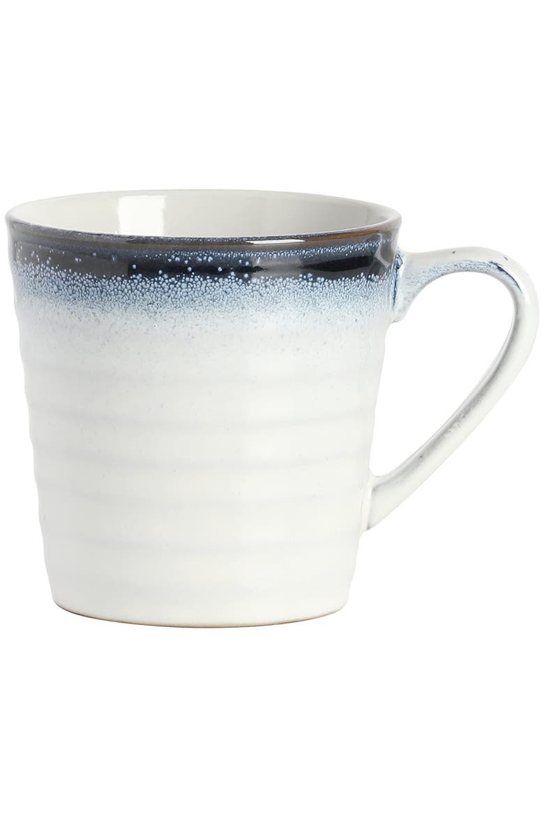 Spiral Embossed 16 Piece Stoneware Dinnerware Set, Alternate, color, White