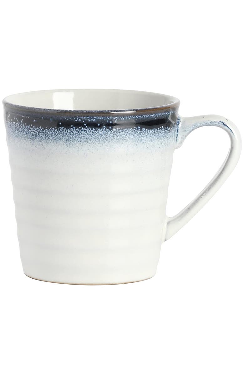 Gibson Elite Spiral Embossed 16 Piece Stoneware Dinnerware Set, Alternate, color, White