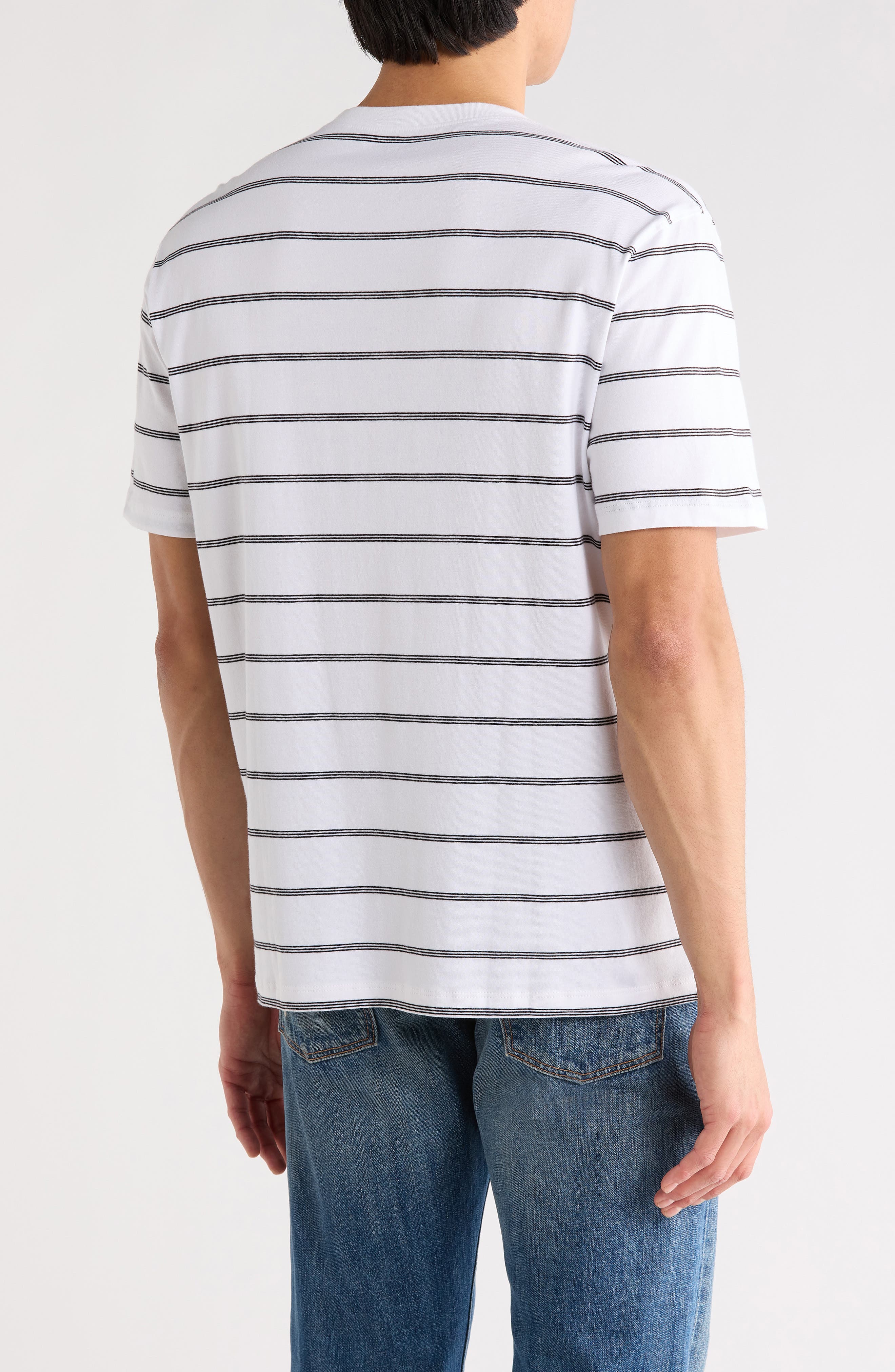 Bryce Stripe V-Neck T-Shirt - image 2