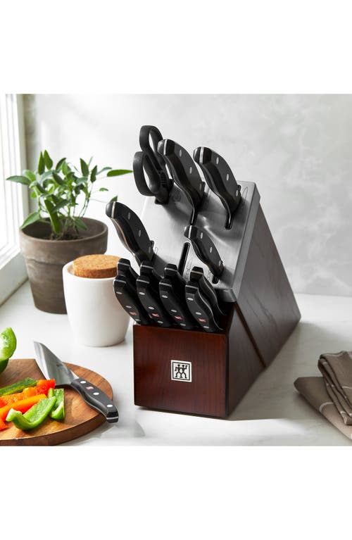 Zwilling Twin Signature 15-piece Knife Block Set In Brown