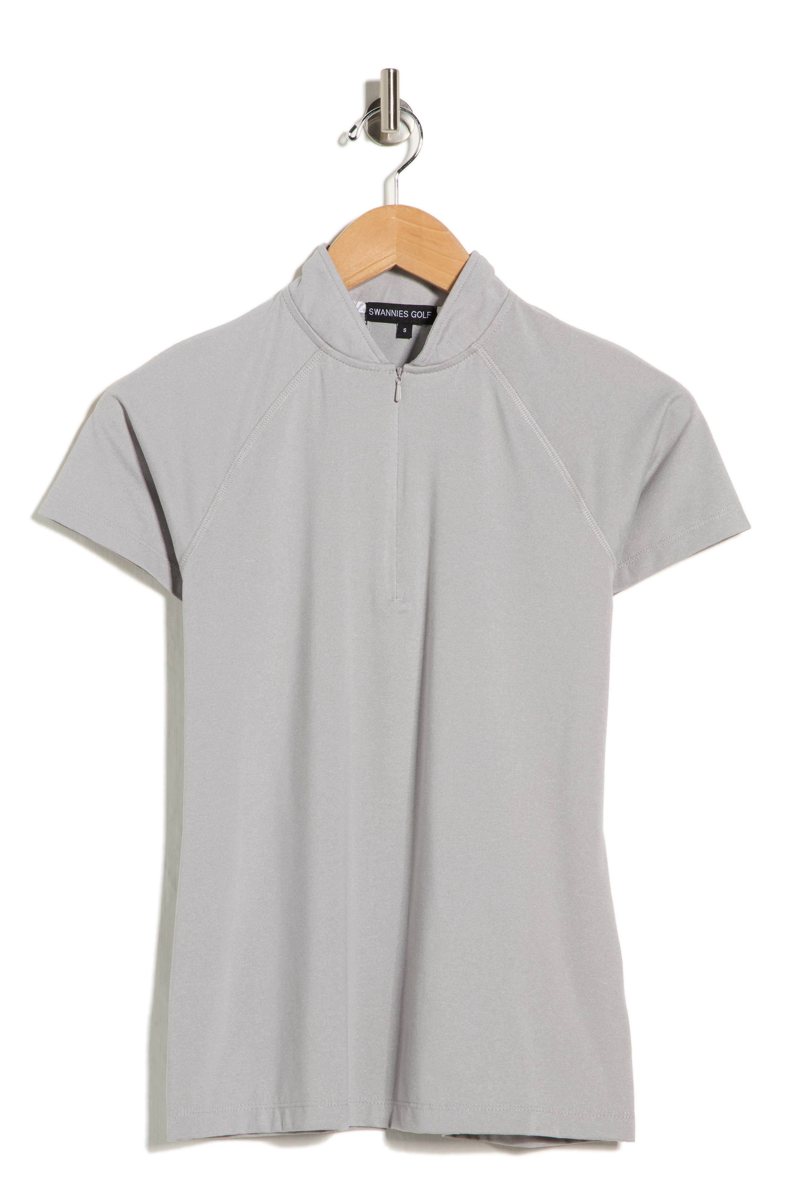 Swannies Quinn Half Zip Knit Polo