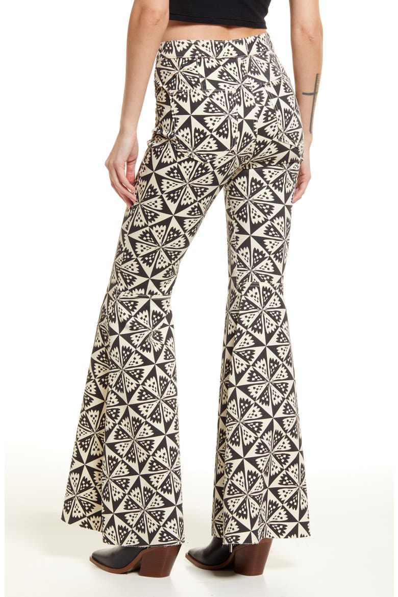 We the Free Just Float On Flare Leg Jeans, Alternate, color, BLACK COMBO